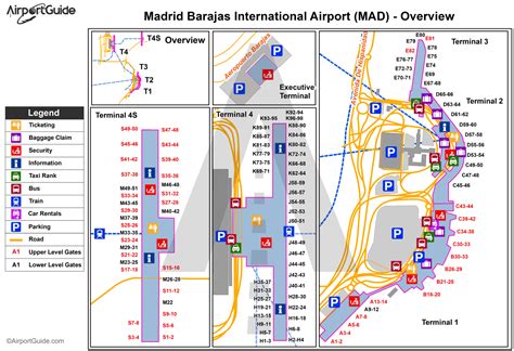 Madrid spain airport map